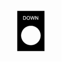 Schneider Electric ZB2BY2308 NAMEPLATE (D,30mm x 40mm,DOWN,Harmony,direct,labelling control units