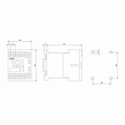 SIEMENS 3RH1131-2BB40 3NO-1NC 24VDC RLY