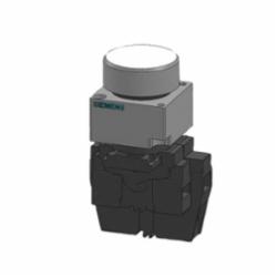 SIEMENS 3SB3647-0AA61 24V WHT PBTN