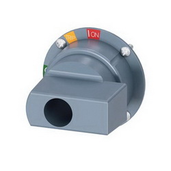 Siemens Disconnect Operating Handle, Standard, 1.65 in Length, 1.68 in Width, 1.68 in Height, Gray