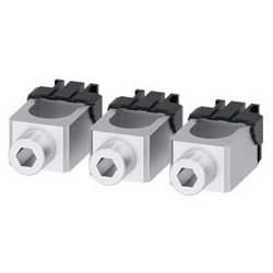 Siemens Wire Connector, 1-Wire 3-Poles, 6 AWG to 350 kcmil Conductor, For Use With: 3VA52 at 250 A Molded Case Circuit Breaker, 0.87 in Length, 1.14 in Width, Aluminum/Copper