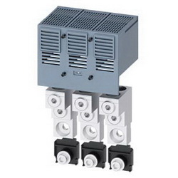 Siemens Wire Connector, 3-Poles 2-Cable, 2/0 AWG to 600 kcmil Conductor, For Use With: 3VA63 at 400 A, 3VA64 at 600 A Molded Case Circuit Breaker, 103.8 mm Length, 138 mm Width, 98.8 mm Height, Aluminum/Copper