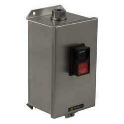 Square D 2510MCW11 MANUAL STARTER 230VAC,1-Phase,27A,2HP@115VAC - 3HP@230VAC,2P,600VAC/250VDC,Brushed Stainless Steel - Water tight and Dust tight (Indoor/Outdoor),M,M-1,NEMA 4/4X,Non-Reversing Manual Starter,Pressure Wire Clamp,Thermal - Melting Alloy,UL