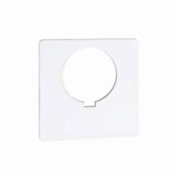 Schneider Electric 9001KN100WP 30MM LEGEND PLATE - BLANK (WHITE),-30 to +60 degrees C,30mm Round,4, 4X, 12, 13,Harmony,Labelling control unit functions
