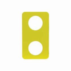 Schneider Electric 9001SKN206 PENDANT STATION LEGEND PLATE 30MM SKYP,BRIDGE EAST/WEST,Direct,Harmony,Plastic,SKYP pendant station,Yellow