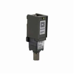 Square D 9012GNG3 PRESSURE SWITCH 480VAC 10AMP G +OPTIONS,-10...185 deg.F,0.25 inch 18 NPTF conforming to UL 508,0.5 inch NPT conduit entrance,1...40 psi,120 operating cycles per minute (max),40 psi,Fixed Differential,General Purpose (Indoor),NEMA 1,Pressure Switch,SPDT (isolated),Single Stage,UL, CSA, IEC, CE-marked,air-non-corrosive liquids-non-corrosive gas-hydraulic oil (-40...250 deg.F)