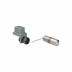 Square D 9037HW30 FLOAT SWITCH 575VAC 1HP H +OPTIONS,-22...220 deg.F,2-Pole,2...8.25 in adjustable,575VAC,DPST,NEMA 4,Screw Clamp,Standard (Contacts Close on Liquid Rise),closed tank,float switch,liquid level control,screw-in bushing