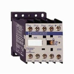Schneider Electric CA4KN22BW3 CONTROL RELAY 600VAC 10AMP IEC +OPTIONS,-25...50 deg.C,10 A at <= 50 deg.C,2 NO + 2 NC,24VDC (Low Consumption),IP2x,Screw Clamp,TeSys,UL Listed File Number 164353 CCN NKCR - CSA Certified File Number LR43364 Class 3211 03 - CE Marked,control circuit,control relay,plate-rail