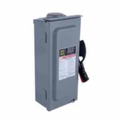 Square D H363NRB SWITCH FUSIBLE HD 600V 100A 3P NEUTRAL,100 A,600 V AC/DC,Galvannealed Steel,Lugs,NEMA 3R,Rainproof and Sleet/Ice proof (Indoor/Outdoor),Single Throw,Single Throw Safety Switch,UL Listed,heavy duty,heavy duty,surface