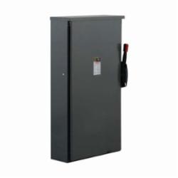 Square D H365NR SWITCH FUSIBLE HD 600V 400A 3P NEUTRAL,400 A,600 V AC/DC,Galvannealed Steel,Lugs,NEMA 3R,Rainproof and Sleet/Ice proof (Indoor/Outdoor),Single Throw,Single Throw Safety Switch,UL Listed,heavy duty,heavy duty,surface