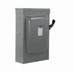 Square D D325NR SWITCH FUSIBLE GD 240V 400A 3P NEMA3R,240 Vac,400 A,Galvannealed Steel,Lugs,NEMA 3R,Rainproof and Sleet/Ice proof (Indoor/Outdoor),Single Throw,Single Throw Safety Switch,UL Listed File E2875,general duty,general duty,surface