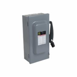 Square D DU323 SWITCH NOT FUSIBLE GD 240V 100A 3P NEMA1,100A,240 Vac,General Purpose (Indoor),Lugs,NEMA 1,Non-Fusible,Single Throw Safety Switch,UL Listed File Number E2875,general duty,surface