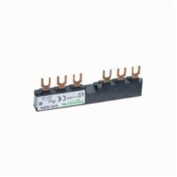 Schneider Electric GV2G254 MANUAL STARTER BUSBAR 600VAC 63AMP IEC,3,600VAC,63A,Busbar pitch 54mm,For Feeding 2 GV2 Starters or Tesys U controllers Pitch 54mm,For two GV starters,TeSys,Terminal mount Screw Clamp