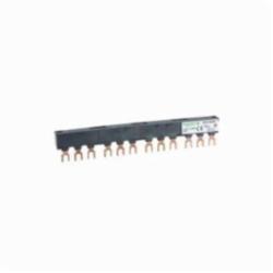 Schneider Electric GV2G445 MANUAL STARTER BUSBAR 600VAC 63AMP IEC,3,600VAC,63A,Busbar pitch 45mm,For Feeding 4 GV2 Starters or Tesys U controllers Pitch 45mm,For four GV starters,TeSys,Terminal mount Screw Clamp