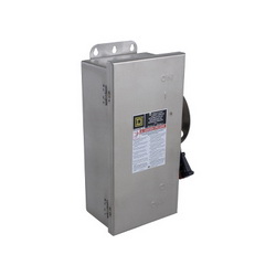 Square D H321DS SWITCH FUSIBLE HD 30A 3P STAINLESS,240 V AC-250 V DC,30 A,304 Stainless Steel,Lugs,NEMA 3/3R4/4X/12,Rainproof, Dust tight and Corrosion Resistant (Indoor/Outdoor),Single Throw,Single Throw Safety Switch,UL Listed,heavy duty,heavy duty,surface