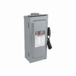 Square D H322N SWITCH FUSIBLE HD 240V 60A NEMA1/NEUTRAL,240 V AC-250 V DC,60 A,General Purpose (Indoor),Lugs,NEMA 1,Single Throw,Single Throw Safety Switch,Steel,UL Listed,heavy duty,heavy duty,surface