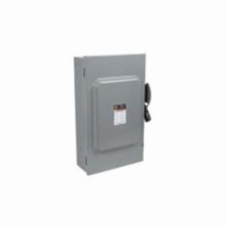 Square D H324N SWITCH FUSIBLE HD 240V 200A 3P NEUTRAL,200 A,240 V AC-250 V DC,General Purpose (Indoor),Lugs,NEMA 1,Single Throw,Single Throw Safety Switch,Steel,UL Listed,heavy duty,heavy duty,surface