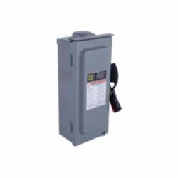 Square D H361RB SWITCH FUSIBLE HD 600V 30A 3P NEMA3R,30 A,600 V AC/DC,Galvannealed Steel,Lugs,NEMA 3R,Rainproof and Sleet/Ice proof (Indoor/Outdoor),Single Throw,Single Throw Safety Switch,UL Listed,heavy duty,heavy duty,surface