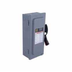 Square D H361 SWITCH FUSIBLE HD 600V 30A 3P NEMA1,30 A,600 V AC/DC,General Purpose (Indoor),Lugs,NEMA 1,Single Throw,Single Throw Safety Switch,Steel,UL Listed,heavy duty,heavy duty,surface