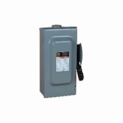 Square D H362RB SWITCH FUSIBLE HD 600V 60A 3P NEMA3R,60 A,600 V AC/DC,Galvannealed Steel,Lugs,NEMA 3R,Rainproof and Sleet/Ice proof (Indoor/Outdoor),Single Throw,Single Throw Safety Switch,UL Listed,heavy duty,heavy duty,surface