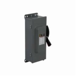 Square D H363AWK SWITCH FUSIBLE HD 600V 100A 3P NEMA12,100 A,600 V AC/DC,Galvannealed Steel,Lugs,NEMA 3R/12,Rainproof, Sleet/Ice proof and Dust tight (Indoor/Outdoor),Single Throw,Single Throw Safety Switch,UL Listed,heavy duty,heavy duty,surface