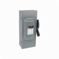 Square D H363N SWITCH FUSIBLE HD 600V 100A 3P NEUTRAL,100 A,600 V AC/DC,General Purpose (Indoor),Lugs,NEMA 1,Single Throw,Single Throw Safety Switch,Steel,UL Listed,heavy duty,heavy duty,surface