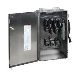 Square D H364DS SWITCH FUSIBLE HD 200A 3P STAINLESS,200 A,304 Stainless Steel,600 V AC/DC,Lugs,NEMA 3/3R4/4X/12,Rainproof, Dust tight and Corrosion Resistant (Indoor/Outdoor),Single Throw,Single Throw Safety Switch,UL Listed,heavy duty,heavy duty,surface