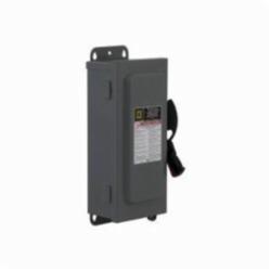 Square D HU361AWKEI SWITCH NOT FUSIBLE HD 30A /INTERLOK,30A,600V,Galvannealed Steel,Lugs,NEMA 3R/12,Non-Fusible,Rainproof, Sleet/Ice proof and Dust tight (Indoor/Outdoor),Safety Switch,UL Listed,heavy duty,surface