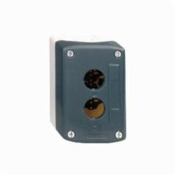 Schneider Electric XALD02H7 SPECIAL PB ENCLOSURE,Control Station Enclosure,Dark Gray Lid - Light Gray Base,Harmony,NEMA 4X/12/13,Panel,Water tight, Dust tight, Oil tight and Corrosion Resistant (Indoor/Outdoor)