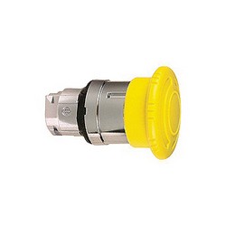 Schneider Electric ZB4BS55 TURN TO RELEASE 40MM YELLOW,22mm Round,Harmony,IP 65,Maintained - Turn-to-Release,Mushroom Button 40mm,NEMA 1/2/3/4/4X/13,Non-Illuminated,Pushbutton Operator,UL Listed File Number E164353 CCN NKCR - CSA Certified File Number LR44087 Class 321103 - CE Marked,Yellow Unmarked