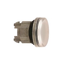 Schneider Electric ZB4BV013 PILOT LIGHT HEAD LED WHITE,22mm Round,Chromium Plated Metal,Harmony,IP 65,NEMA 1/2/3/4/4X/13,Pilot Light Head,UL Listed File Number E164353 CCN NKCR - CSA Certified File Number LR44087 Class 321103 - CE Marked,White Unmarked