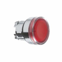 Schneider Electric ZB4BW343 PUSH BUTTON HEAD,22mm Round,Chromium Plated Metal,Harmony,IP 65,Illuminated Standard Button Flush,Momentary,NEMA 1/2/3/4/4X/13,Pushbutton Operator,Red Unmarked,UL Listed File Number E164353 CCN NKCR - CSA Certified File Number LR44087 Class 321103 - CE Marked