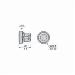 Schneider Electric ZB5AA3 PUSH BUTTON OPERATOR / GREEN,22mm Round,Black,Green Unmarked,Harmony,IP 65,Momentary,NEMA 1/2/3/4/4X/13,Non-Illuminated,Pushbutton Operator,Standard Button Flush,UL Listed File Number E164353 CCN NKCR - CSA Certified File Number LR44087 Class 321103 - CE Marked