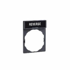Schneider Electric ZBY2306 STD LEGEND HOLDER MARKED REVERSE,-25 to +70 Degrees C,22mm Round,Black White REVERSE,Harmony,IP65,IP65,Pushbutton Legend Holder