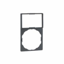 Schneider Electric ZBY6101 STANDARD LEGEND HOLDER W/BLANK LEGEND BL,-25 to +70 Degrees C,22mm Round,Black Unmarked,Harmony,IP65,IP65,Pushbutton Legend Holder