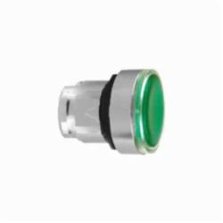 Schneider Electric ZB4BH033 FLUSH PUSH ON/PUSH OFF ILLUM FOR LED G,22mm Round,Chromium Plated Metal,Green Unmarked,Harmony,IP 65,Illuminated Standard Button Flush,Maintainted - Push-On/Push-Off,NEMA 1/2/3/4/4X/13,Pushbutton Operator,UL Listed File Number E164353 CCN NKCR - CSA Certified File Number LR44087 Class 321103 - CE Marked