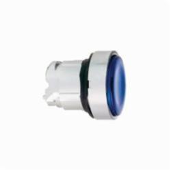 Schneider Electric ZB4BW363 PUSH BUTTON,22mm Round,Blue Unmarked,Chromium Plated Metal,Harmony,IP 65,Illuminated Standard Button Flush,Momentary,NEMA 1/2/3/4/4X/13,Pushbutton Operator,UL Listed File Number E164353 CCN NKCR - CSA Certified File Number LR44087 Class 321103 - CE Marked