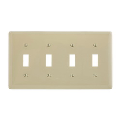 HUBW NP4I WALLPLATE, 4-G, 4) TOGG