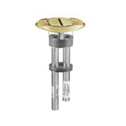 HUBW S1PTBRS FRPT, 1 PIECE, 2 STYLE, SYS 1, BRASS